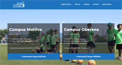 Desktop Screenshot of campusintegrasport.es