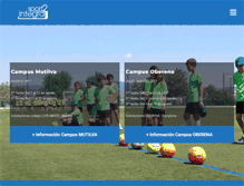 Tablet Screenshot of campusintegrasport.es